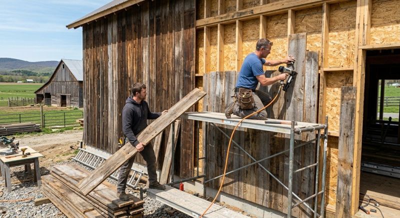 Barn Siding Installation in Lancaster, SC