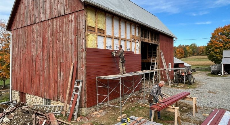 Barn Siding Replacement in Fort Mill, SC