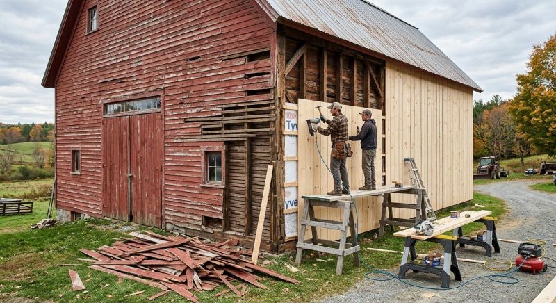 Barn Siding Replacement in Lancaster, SC