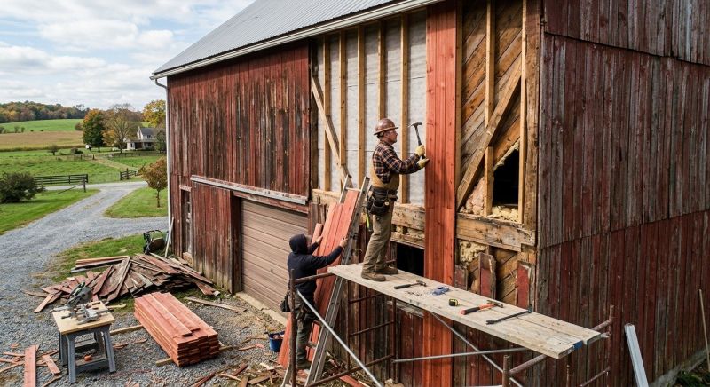 Barn Siding Replacement in Wingate, NC