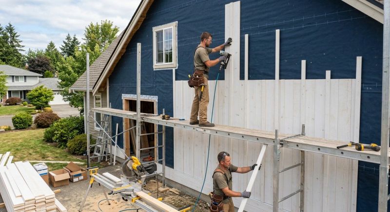 Batten Siding Installation in Lancaster County, SC