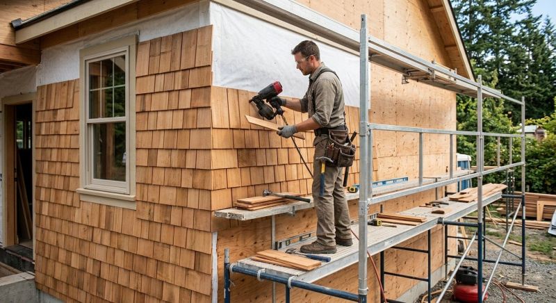 Cedar Siding Installation in Union County, NC