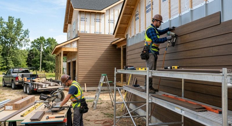 Composite Siding Installation in Union County, NC