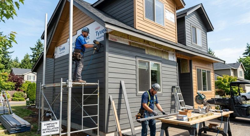 Composite Siding Installation in Matthews, NC