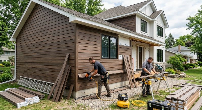 Composite Siding Installation in Midland, NC