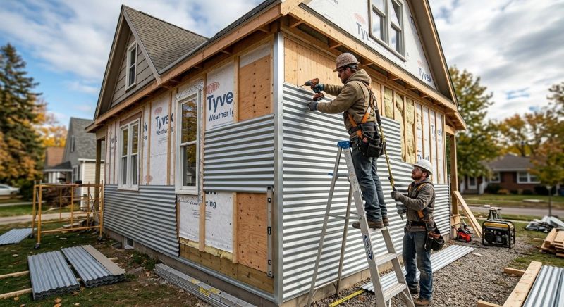 Corrugated Siding Installation in Union County, NC