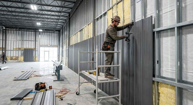 Corrugated Siding Installation in Union County, NC