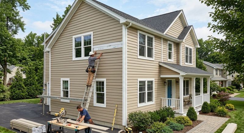 Dutch Lap Siding Installation in Union County, NC