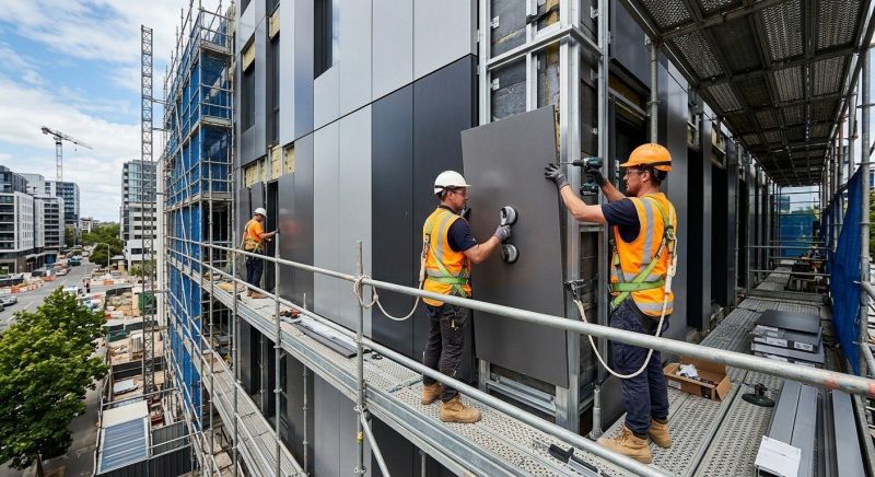 Facade Cladding Installation in Union County, NC