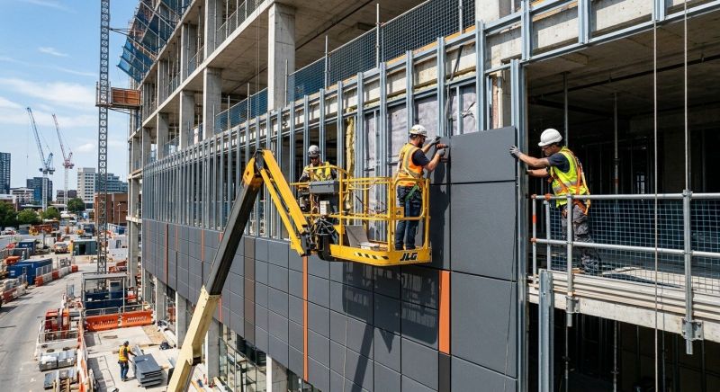 Facade Cladding Installation in Union County, NC