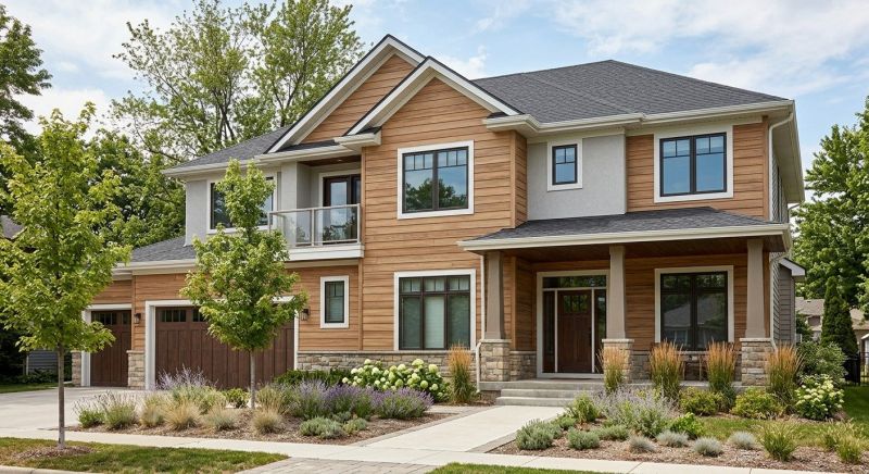 Faux Wood Siding Installation in Fort Mill, SC