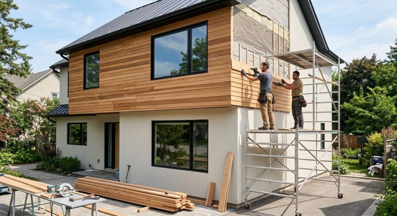 Faux Wood Siding Installation in Lancaster, SC