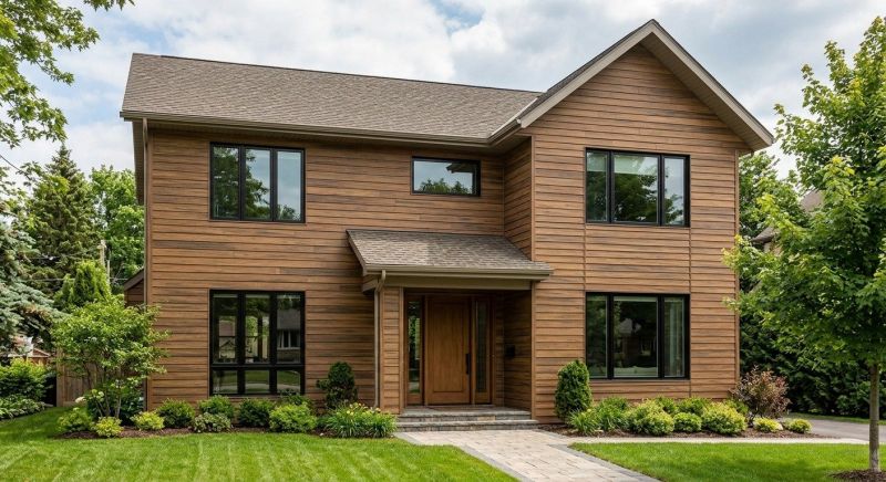 Faux Wood Siding Installation in Waxhaw, NC
