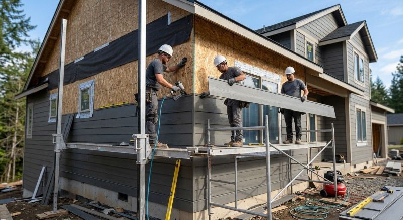 Fiber Siding Installation in Midland, NC