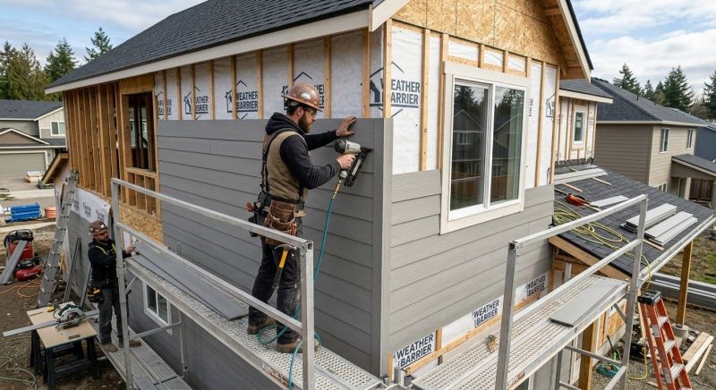 Fiber Siding Installation in Midland, NC