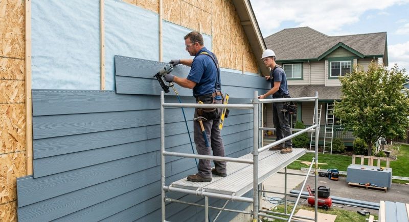 Fiber Siding Installation in Wingate, NC