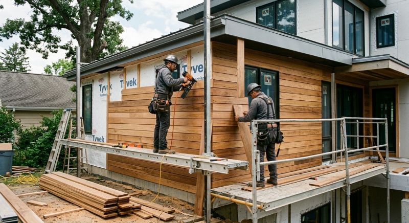 Hardwood Siding Installation in Fort Mill, SC