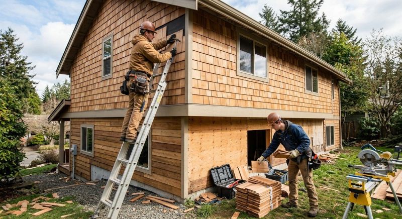 Hardwood Siding Installation in Lancaster County, SC