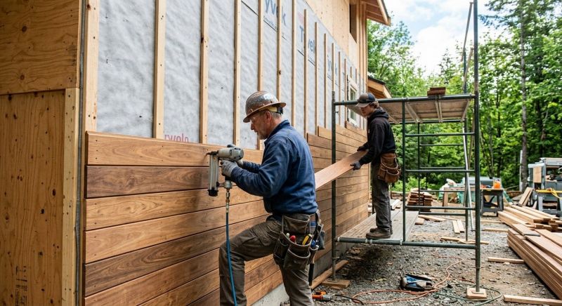 Hardwood Siding Installation in Matthews, NC