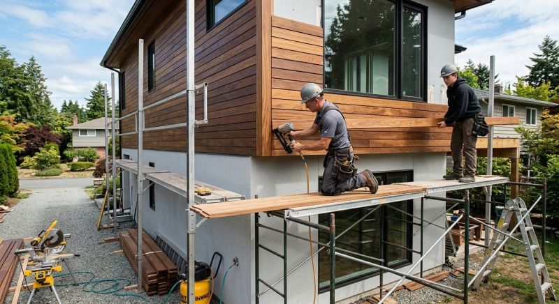 Hardwood Siding Installation in Mecklenburg County, NC