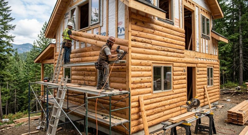 Log Siding Installation in Fort Mill, SC