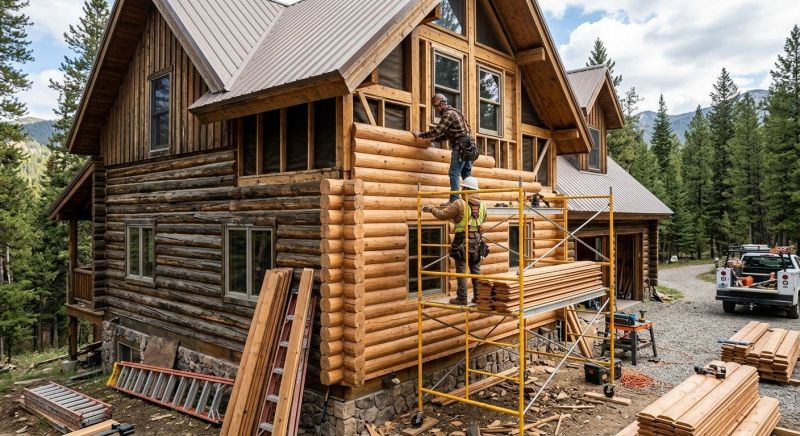 Log Siding Installation in Lancaster County, SC