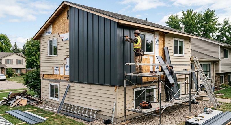 Metal Siding Replacement in Mecklenburg County, NC