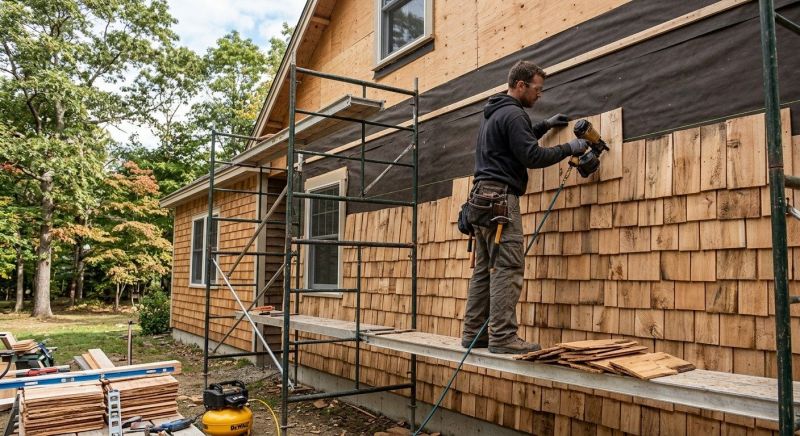 Shake Siding Installation in Wingate, NC