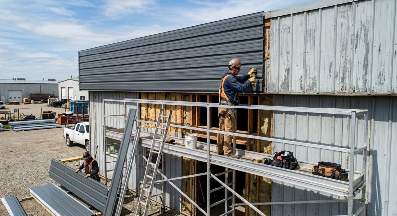 Sheet Metal Siding Replacement in Union County, NC