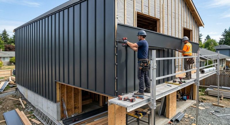 Sheet Metal Siding Replacement in Union County, NC