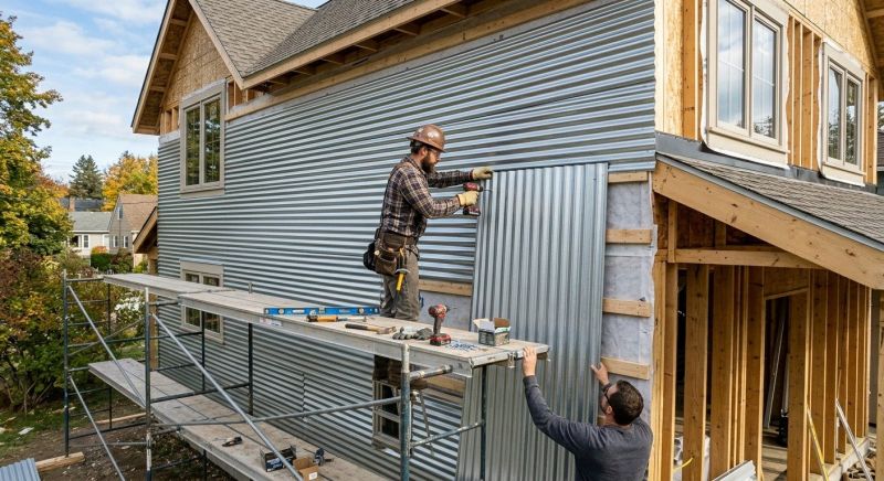 Sheet Metal Siding Replacement in Union County, NC