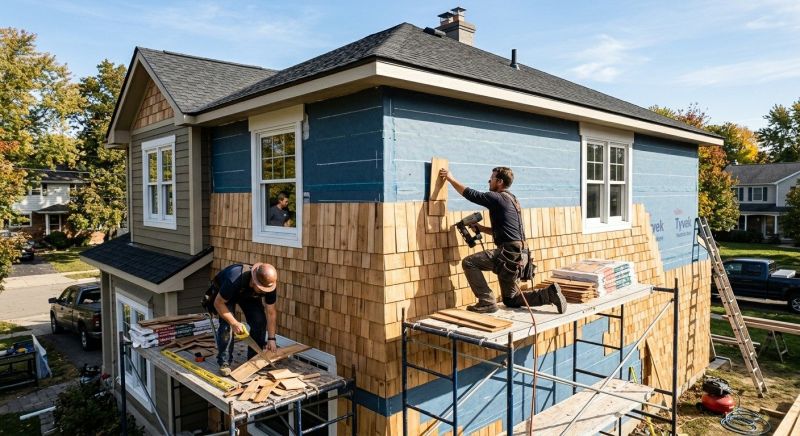 Shingle Siding Installation in Union County, NC