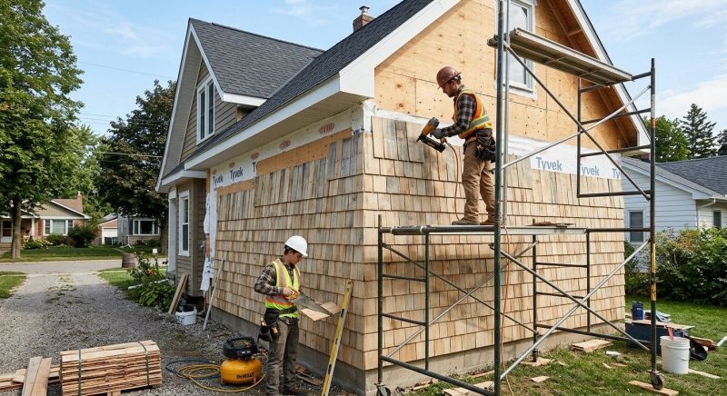 Shingle Siding Installation in Union County, NC