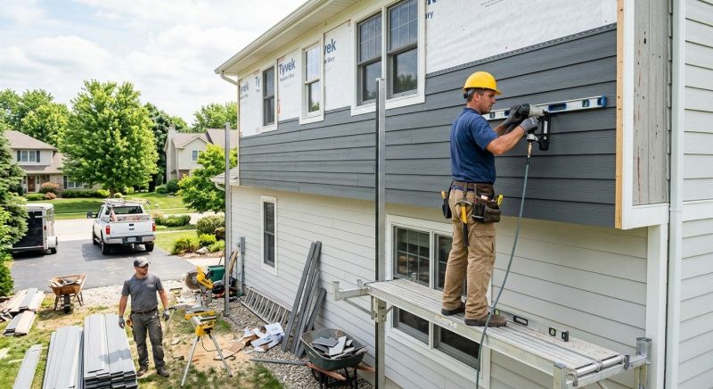 Synthetic Siding Installation in Union County, NC
