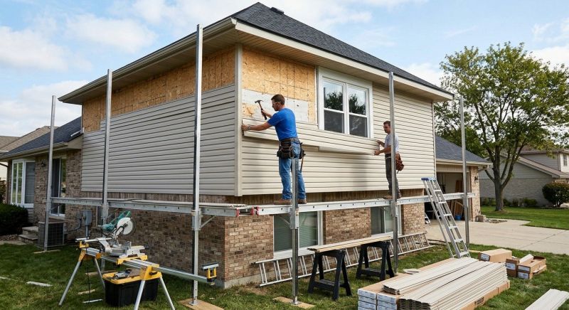 Vinyl Cladding Installation in Union County, NC