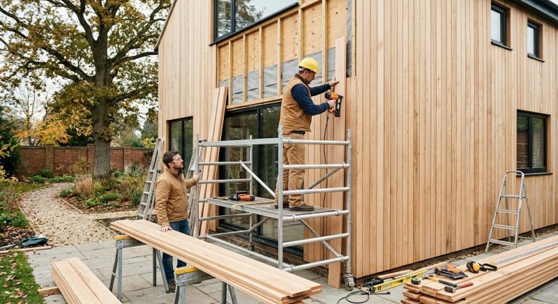 Wood Cladding Installation in Charlotte, NC