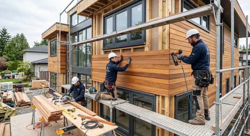 Wood Cladding Installation in Lancaster County, SC