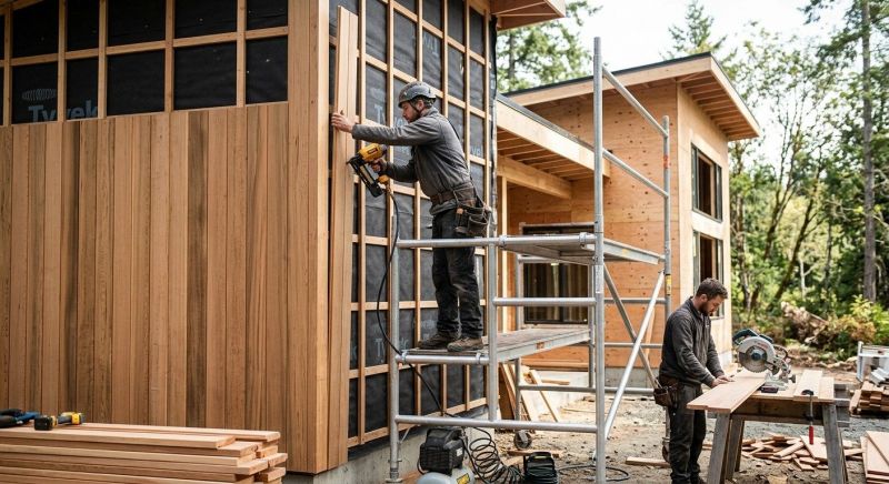 Wood Cladding Installation in Lancaster, SC