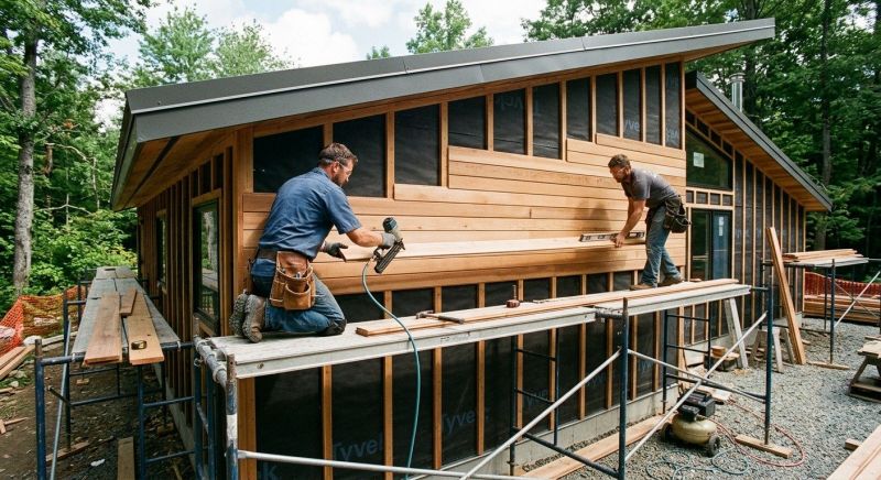 Wood Cladding Installation in Monroe, NC