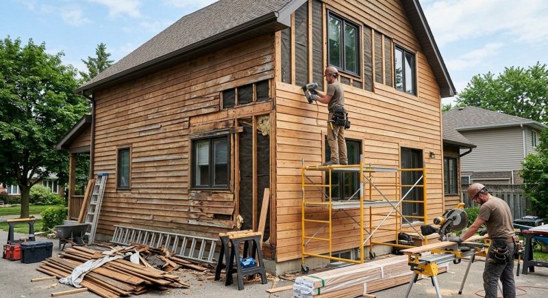 Wood Cladding Replacement in Union County, NC