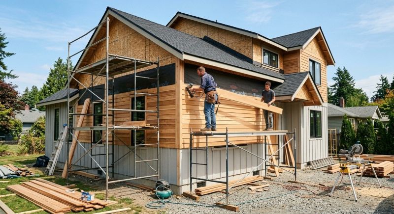 Wood Siding Installation in Indian Trail, NC