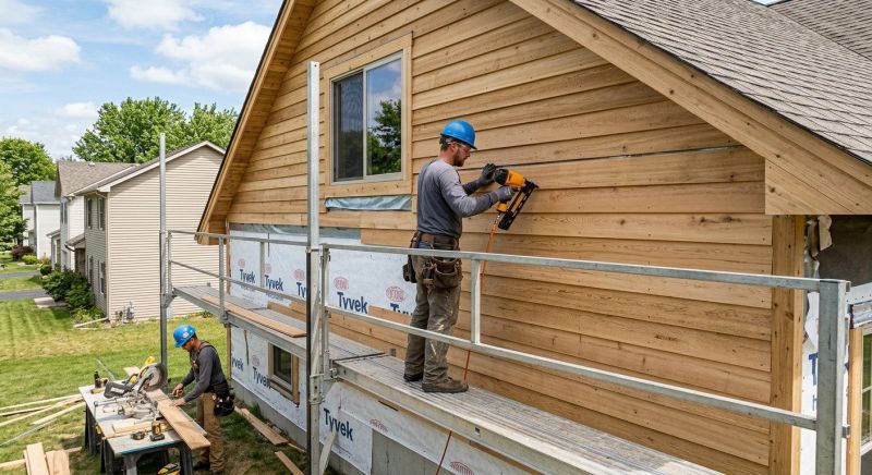 Wood Siding Installation in Union County, NC