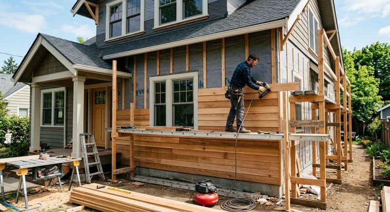 Wood Siding Installation in Mecklenburg County, NC