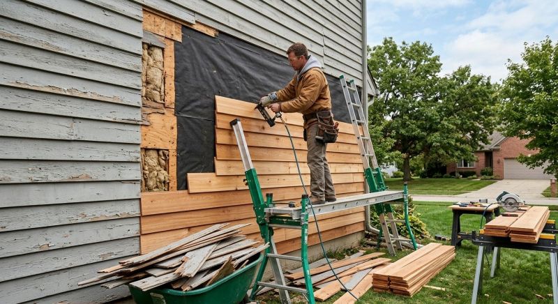 Wood Siding Installation in Mecklenburg County, NC