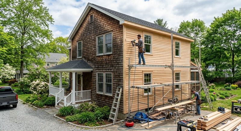 Wood Siding Installation in Wingate, NC